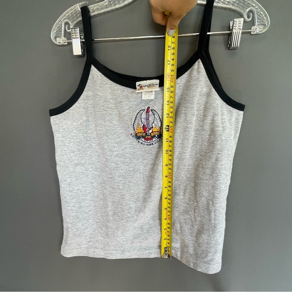DISNEY Rock n Roller Coaster vintage tank top rock the world 90s embroidery - Picture 5 of 8